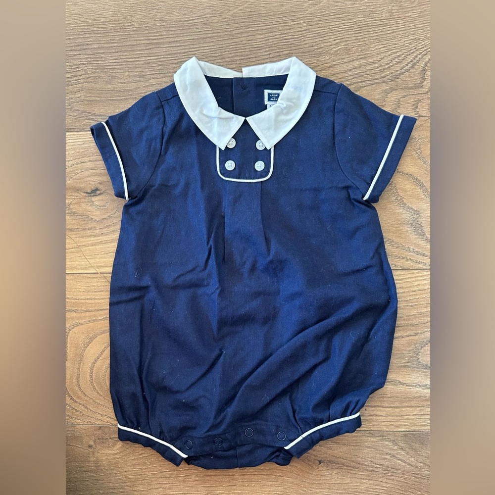 Janie and Jack Nautical Bubble Suit